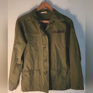Vietnam Women's U.S. Army Utility Jacket Poplin OG-107 Sz10